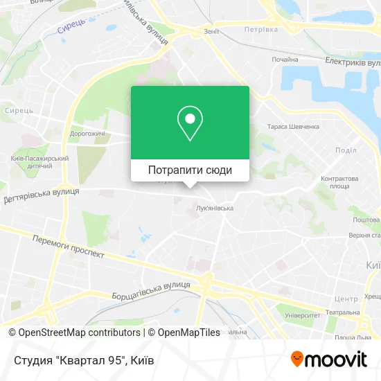 Карта Студия "Квартал 95"
