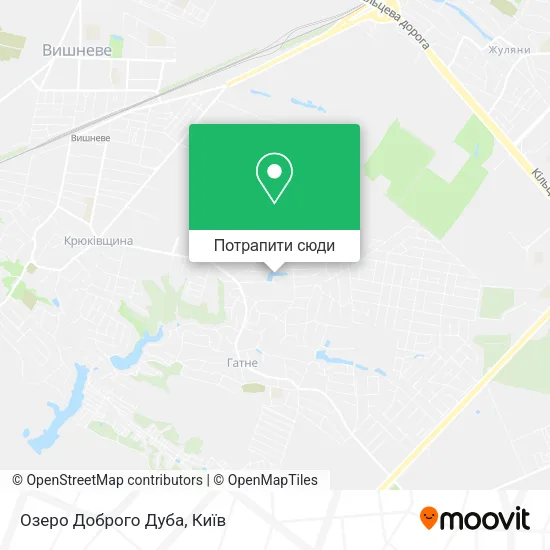 Карта Озеро Доброго Дуба