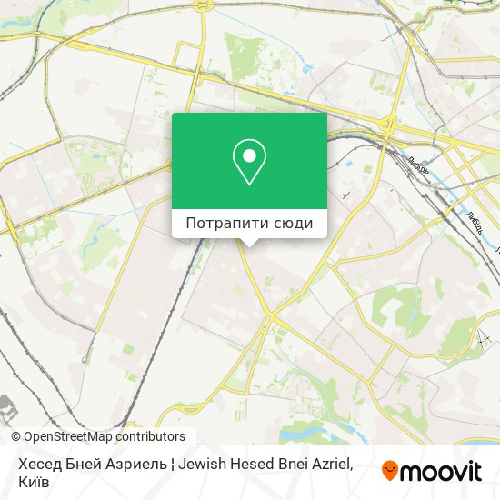 Карта Хесед Бней Азриель ¦ Jewish Hesed Bnei Azriel