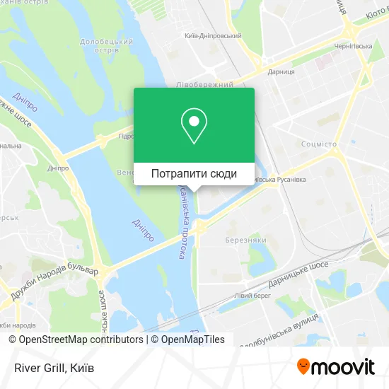 Карта River Grill