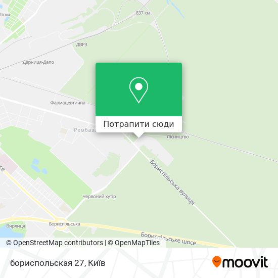 Карта бориспольская 27