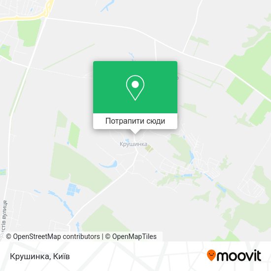 Карта Крушинка