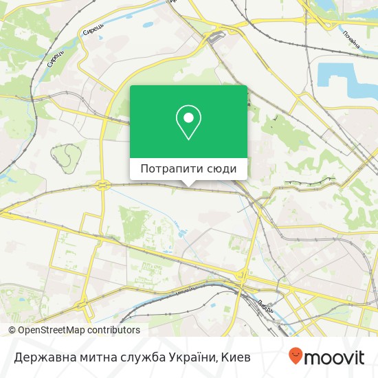 Карта Державна митна служба України