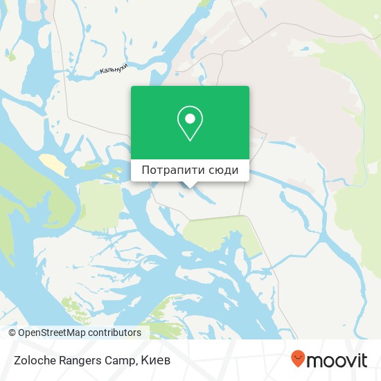 Карта Zoloche Rangers Camp