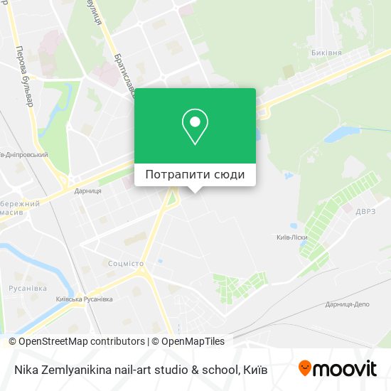 Карта Nika Zemlyanikina nail-art studio & school