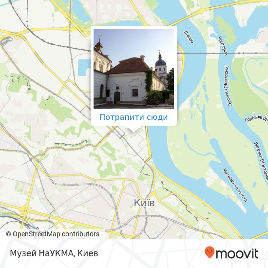 Карта Музей НаУКМА