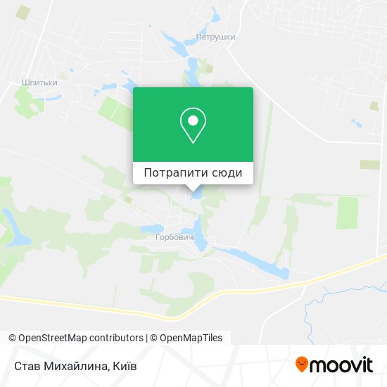 Карта Став Михайлина