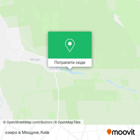 Карта озеро в Мощуне