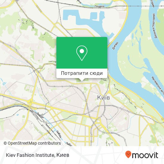 Карта Kiev Fashion Institute