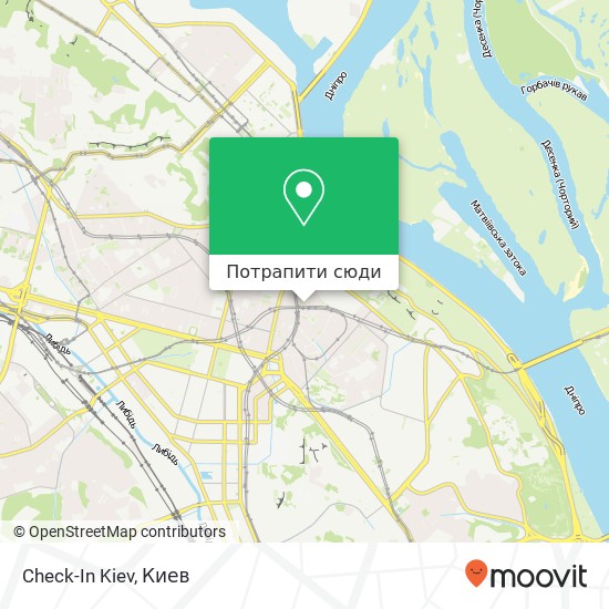 Карта Check-In Kiev