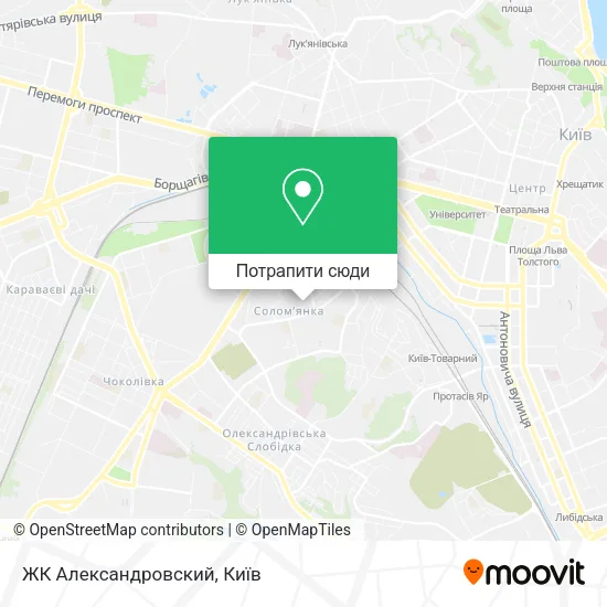 Карта ЖК Александровский