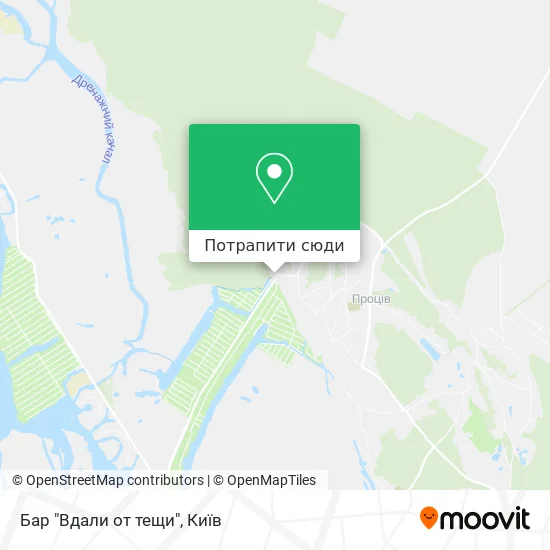 Карта Бар "Вдали от тещи"