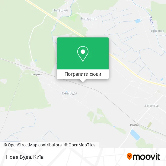 Карта Нова Буда