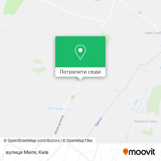Карта вулиця Меля