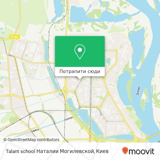 Карта Talant school Наталии Могилевской