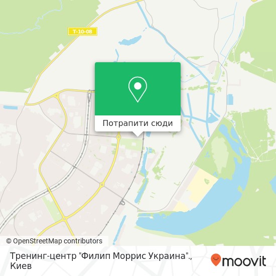 Карта Тренинг-центр "Филип Моррис Украина".