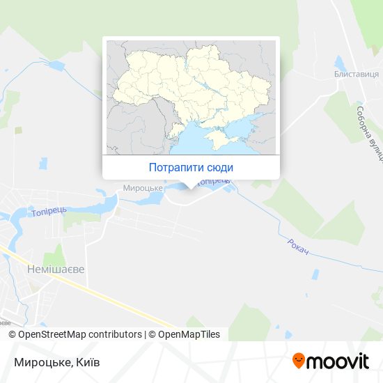 Карта Мироцьке
