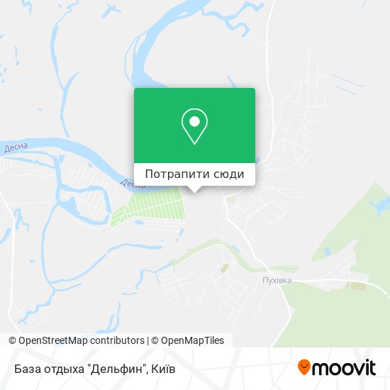Карта База отдыха "Дельфин"