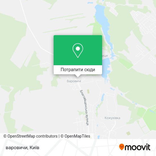 Карта варовичи