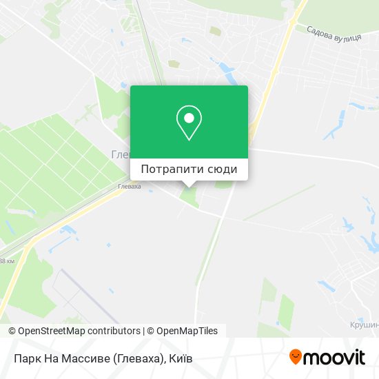 Карта Парк На Массиве (Глеваха)