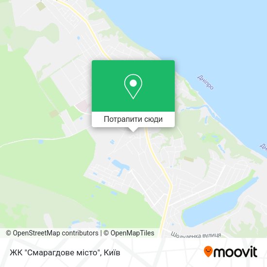 Карта ЖК "Смарагдове місто"