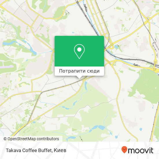 Карта Takava Coffee Buffet, Київ 03040