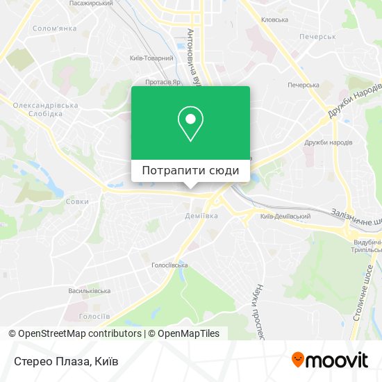 Карта Стерео Плаза