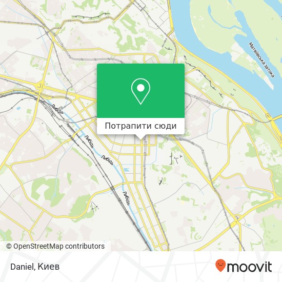 Карта Daniel, Велика Васильківська вулиця Київ