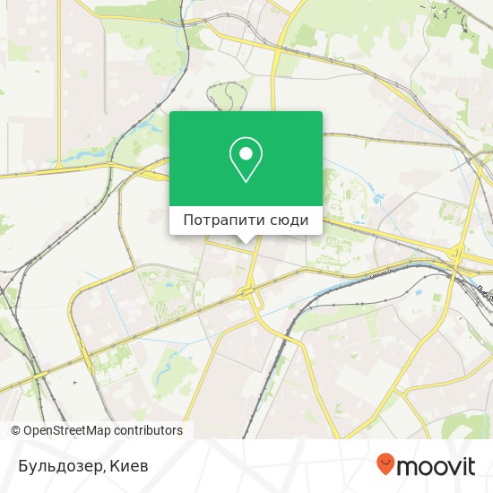 Карта Бульдозер, Виборзька вулиця Київ 03067