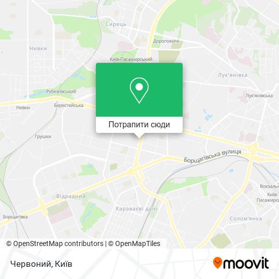Карта Червоний