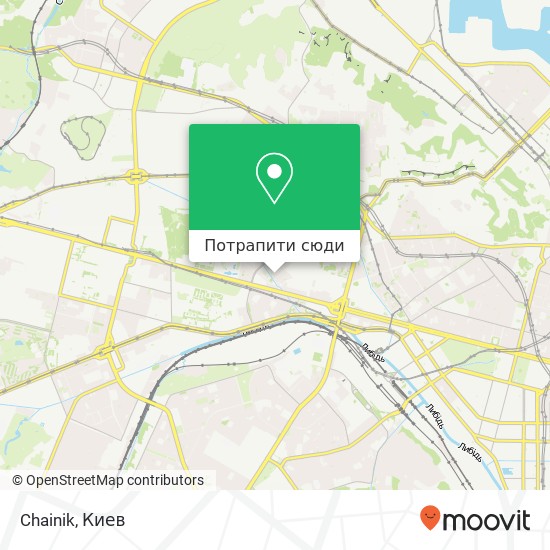 Карта Chainik, Київ 04116