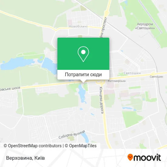 Карта Верховина