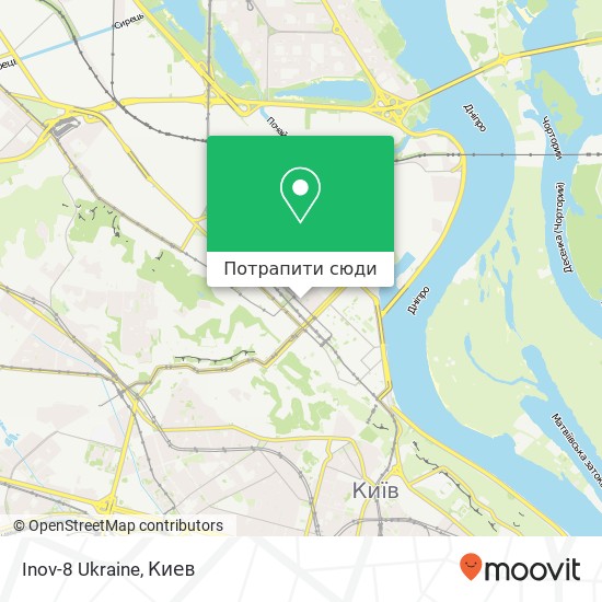 Карта Inov-8 Ukraine, Київ 04071