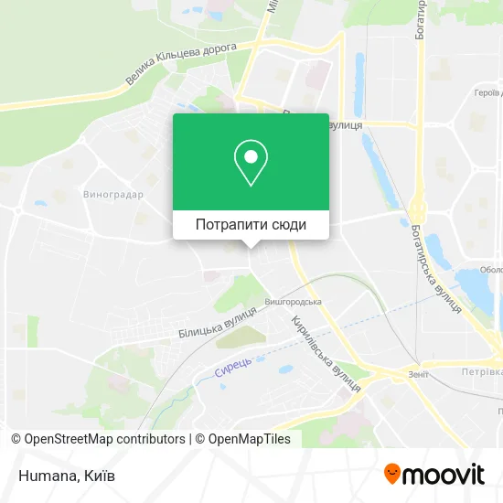 Карта Humana