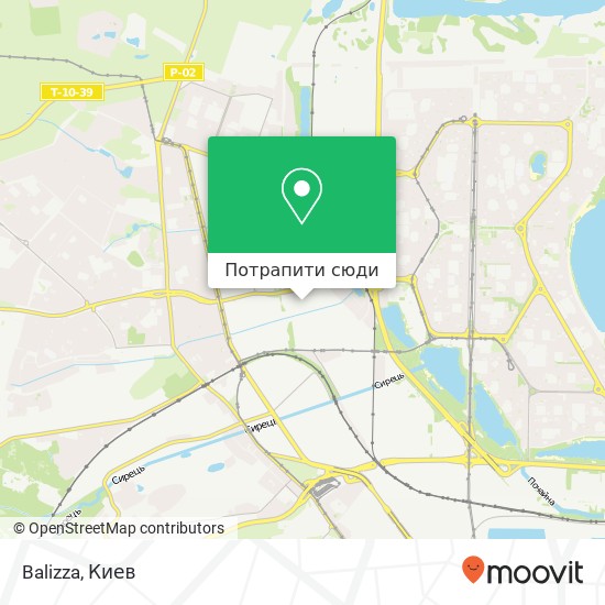 Карта Balizza, Київ 04074