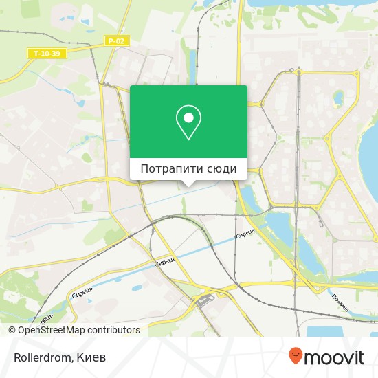 Карта Rollerdrom, Київ 04074