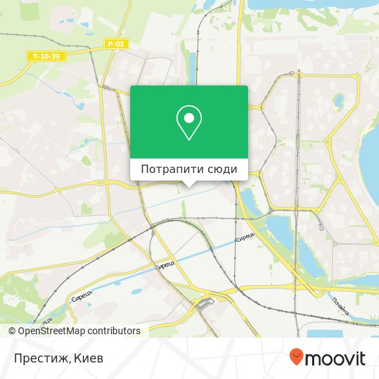 Карта Престиж, Київ 04074