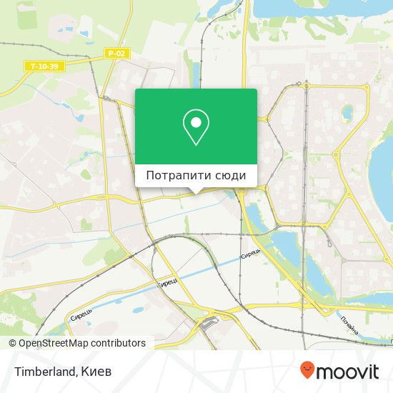 Карта Timberland, Київ 04074