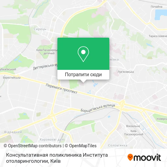 Карта Консультативная поликлиника Института отоларингологии