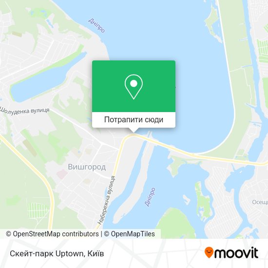 Карта Скейт-парк Uptown