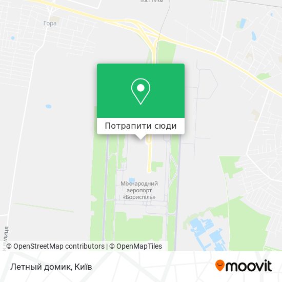 Карта Летный домик