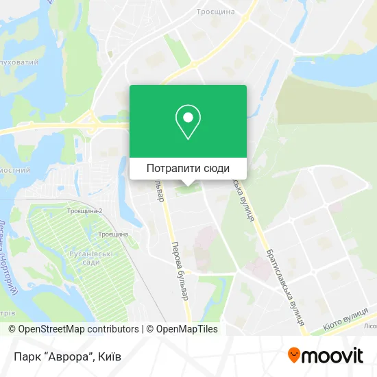 Карта Парк “Аврора”