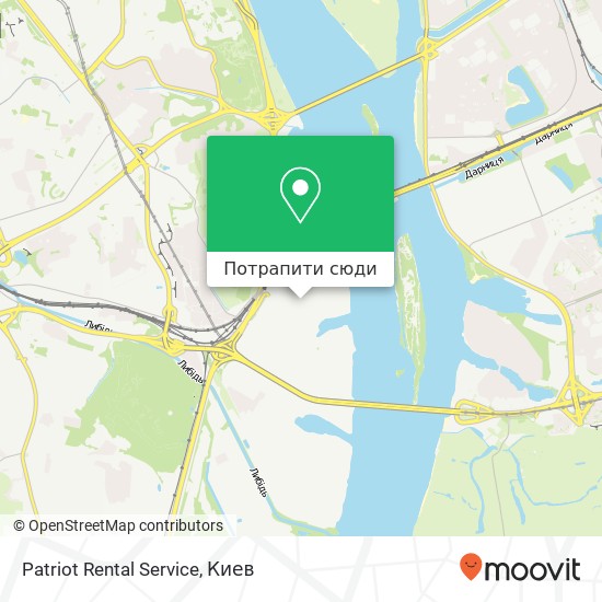 Карта Patriot Rental Service