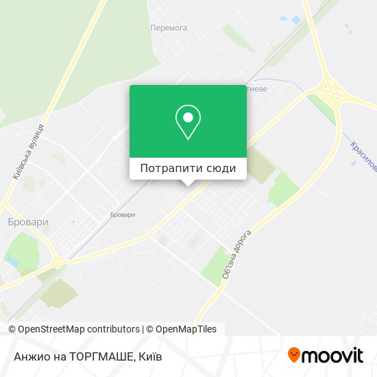 Карта Анжио на ТОРГМАШЕ