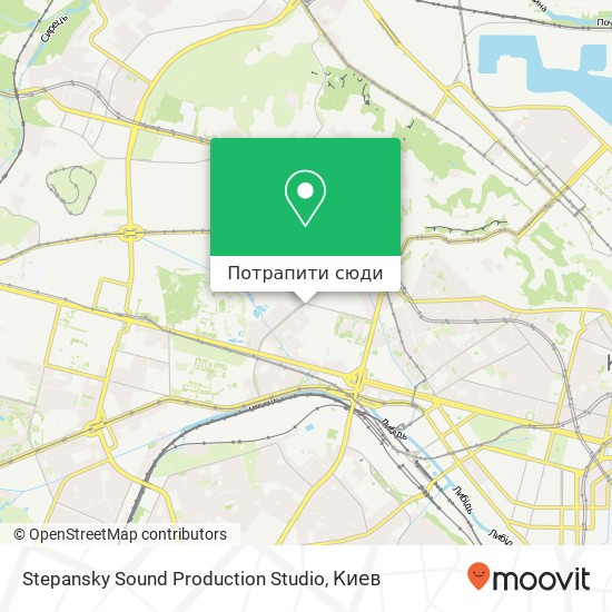 Карта Stepansky Sound Production Studio