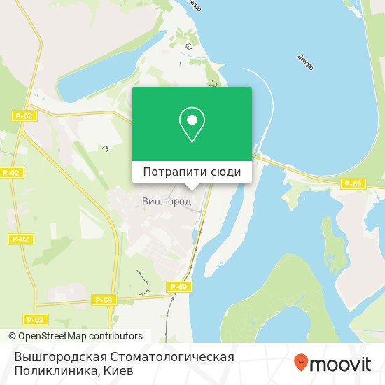 Карта Вышгородская Стоматологическая Поликлиника
