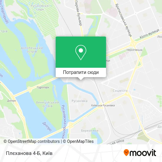 Карта Плєханова 4-Б