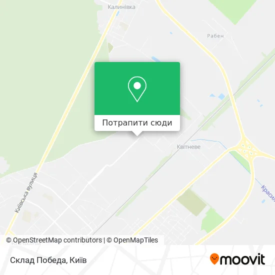 Карта Склад Победа