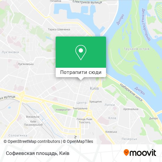 Карта Софиевская площадь