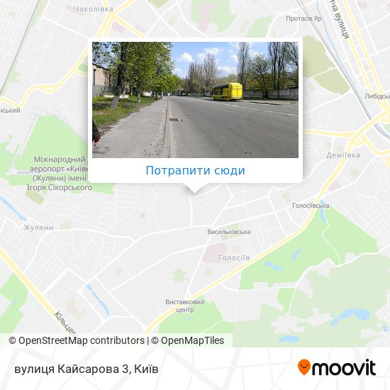 Карта вулиця Кайсарова 3